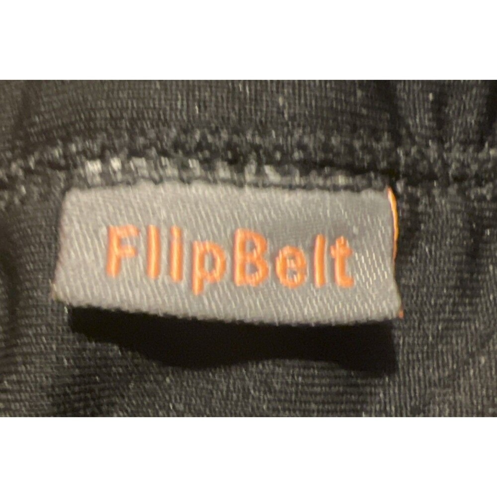 FlipBelt Flip Belt Running Belt Waist Gray Reflective Zipper Pockets Large - Picture 5 of 6